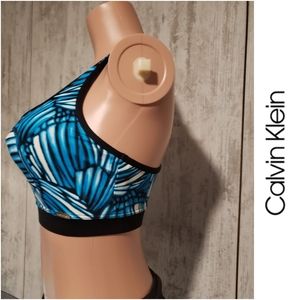 Calvin Klein sport bra Breathedable Mesh back Removable padding